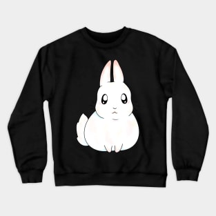 Cute White Bunny Rabbit Crewneck Sweatshirt